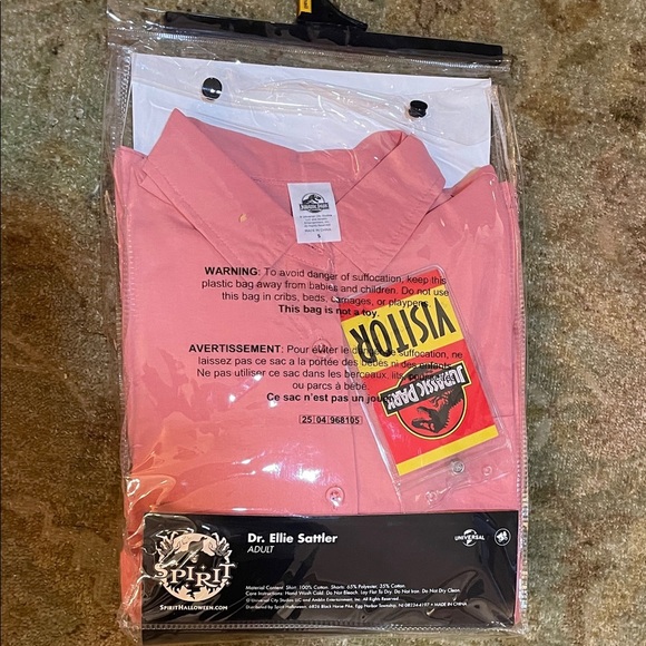 Spirit Dr. Ellie Sattler Pink and Tan Costume - Picture 2 of 5